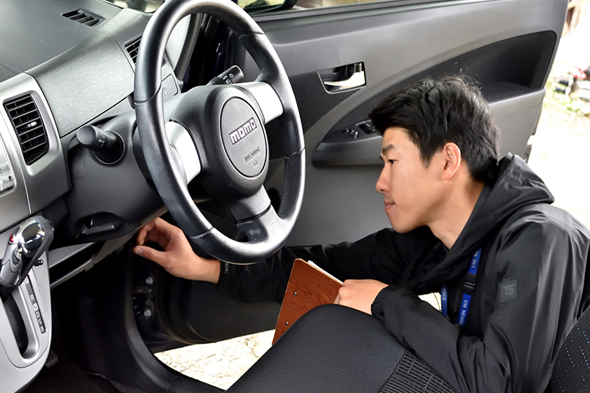 入庫車の徹底チェック